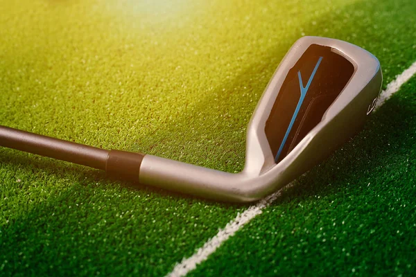 Golf Stick Resmi Renkli Arka Planda Izole — Stok fotoğraf