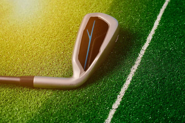 Imagen Golf Stick Aislado Sobre Fondo Colorido — Foto de Stock