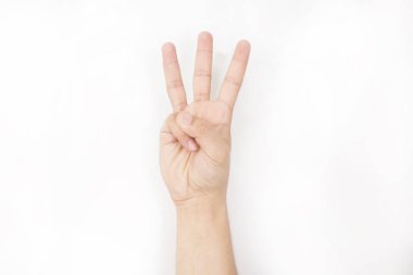 El resmi. Beyaz arka planda yalıtılmış.