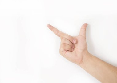 El resmi. Beyaz arka planda yalıtılmış.