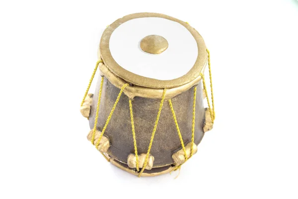 Imagem Instrumento Musical Tabla Drum Isolado Sobre Fundo Branco — Fotografia de Stock