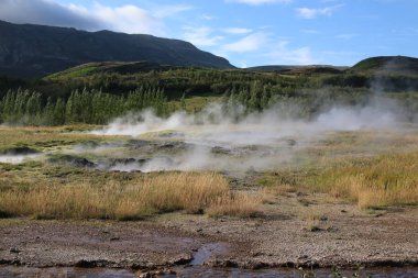 eine heie Quelle in Reykjavik