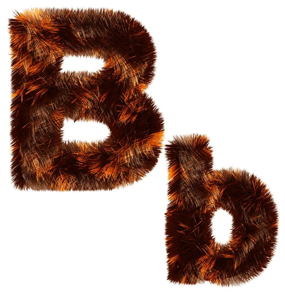 Creative Design Animal Fur Decorative Alphabet Multipurpose Use — Stock Fotó