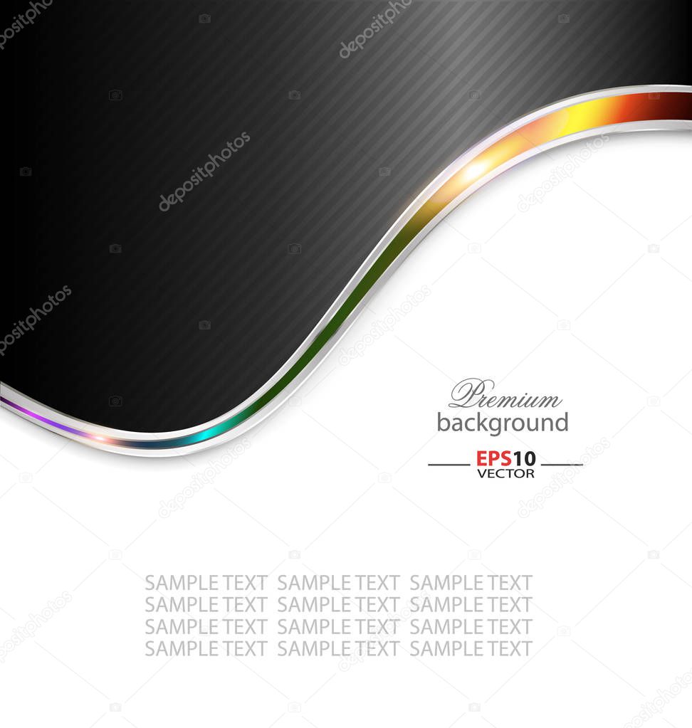 Creative vector illustration of the abstract frame background