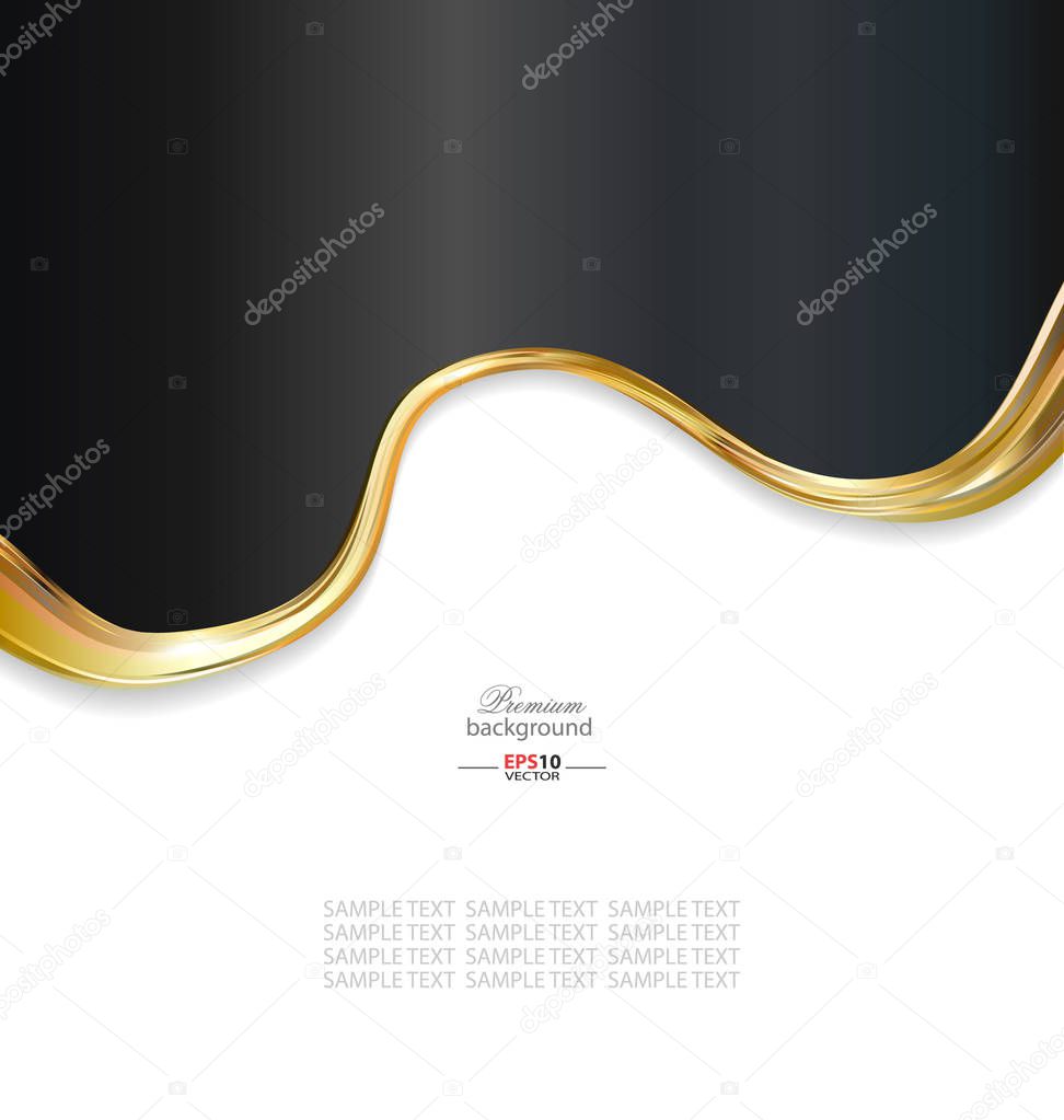 Abstract gold metallic background