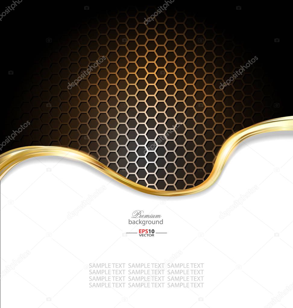 	Abstract gold metallic background