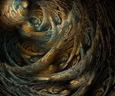 oluşturulan bilgisayar fractal sanat