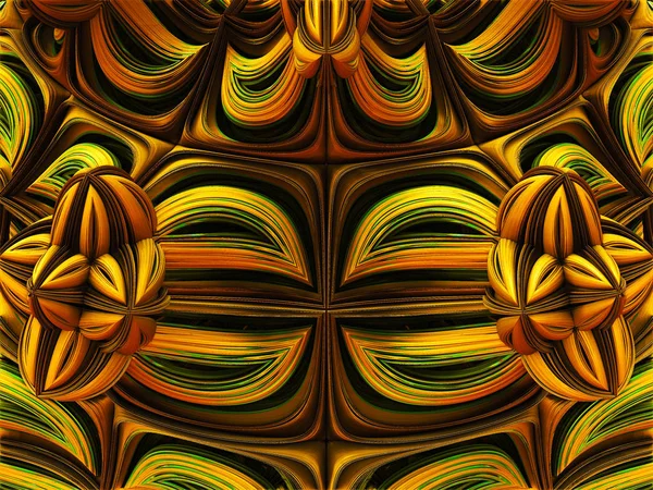 Computer gegenereerde fractal illustraties — Stockfoto