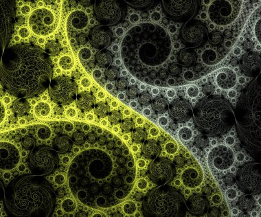 oluşturulan bilgisayar fractal sanat