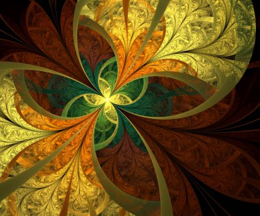 oluşturulan bilgisayar fractal sanat
