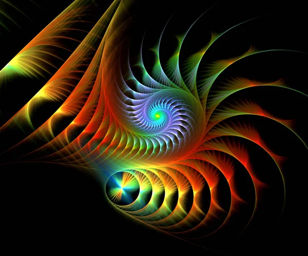 Computer gegenereerde fractal illustraties — Stockfoto