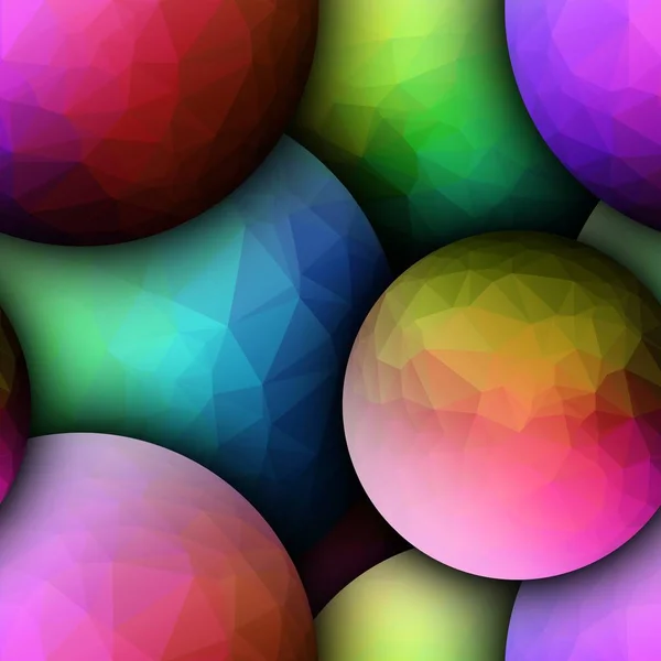 3D rendern nahtlose Ballmuster Hintergrund Fliese — Stockfoto