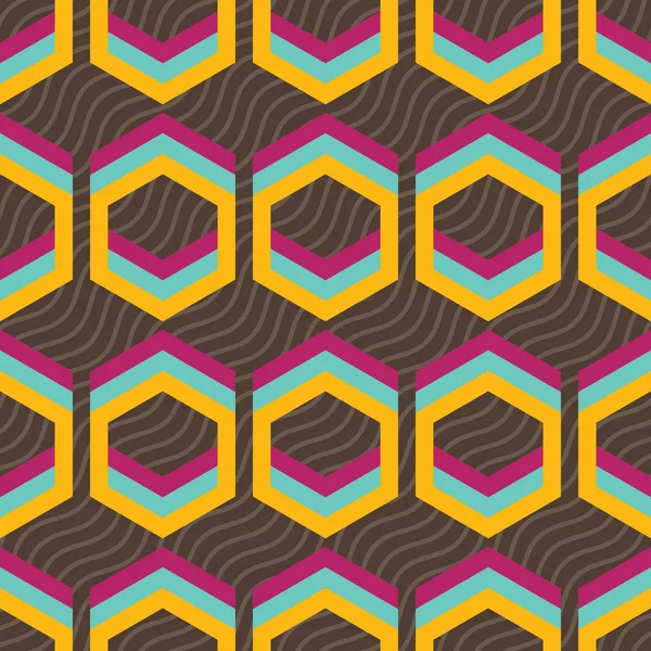 シームレスな飾りパターン ベクトルのタイル — ストックベクタ