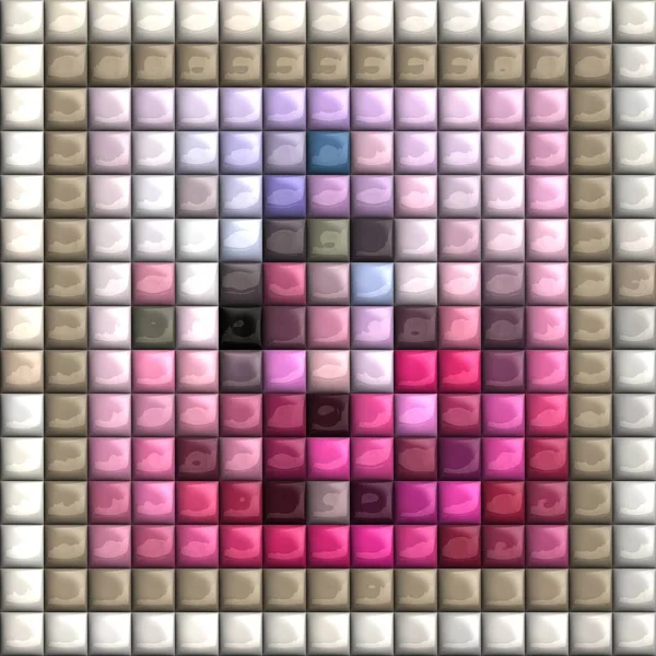 Puff pixels colorful background