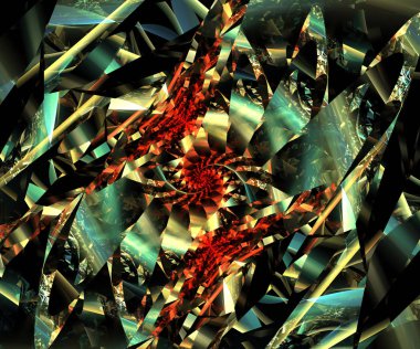 oluşturulan bilgisayar fractal sanat