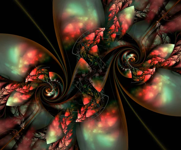 Création fractale générée par ordinateur — Photo
