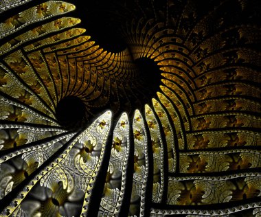 oluşturulan bilgisayar fractal sanat