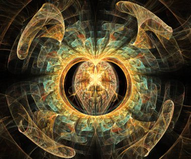 oluşturulan bilgisayar fractal sanat