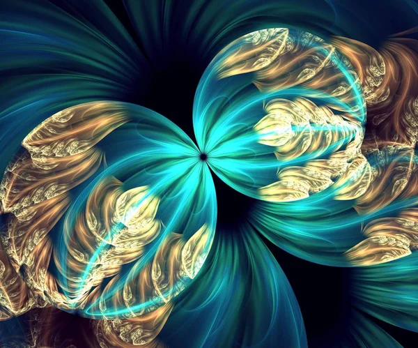 Computer gegenereerde fractal illustraties — Stockfoto