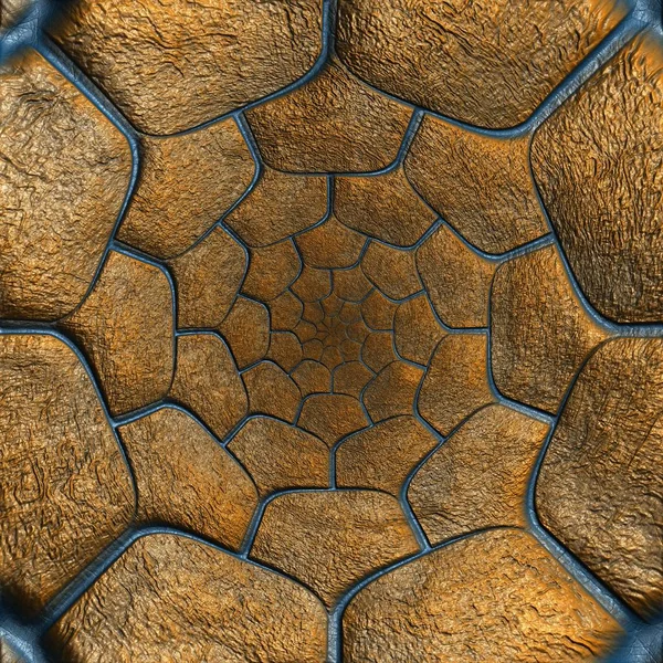 Naadloze patroon Lederen tegels — Stockfoto