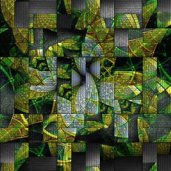 Gecodeerde fractal achtergrond — Stockfoto