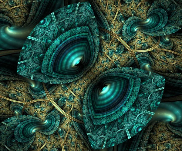 Ηλεκτρονικό υπολογιστή fractal έργο τέχνης — Φωτογραφία Αρχείου