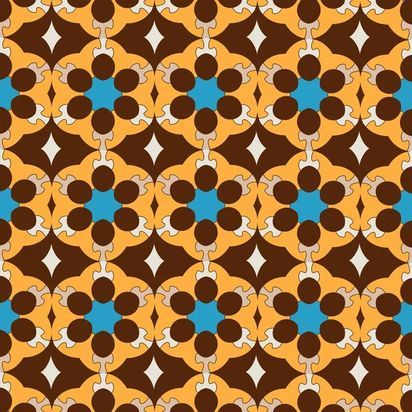 Seamless ornament pattern vector tile — Stock Vector