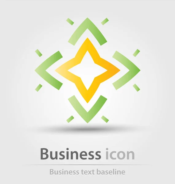 Ícone de negócios originalmente criado — Vetor de Stock