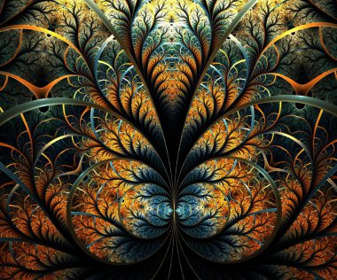 oluşturulan bilgisayar fractal sanat