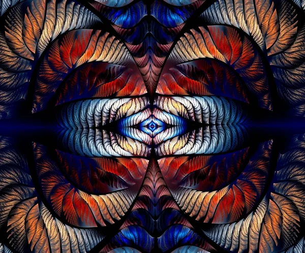 Oluşturulan bilgisayar fractal sanat — Stok fotoğraf