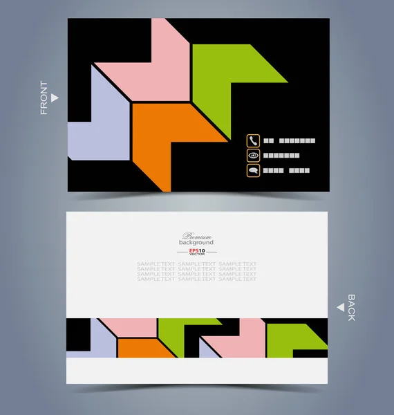 Elegant business card design template