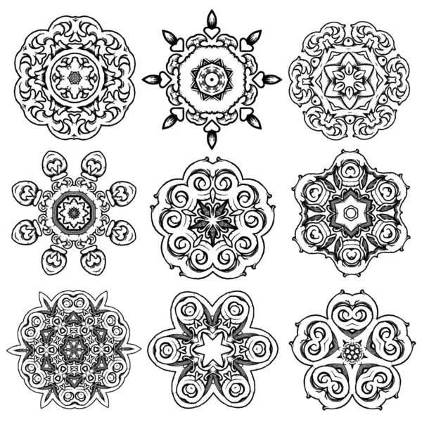 Calligraphic decorative elements — Stock Vector