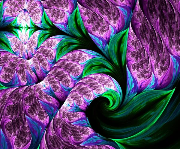 Arte fractal gerada por computador — Fotografia de Stock