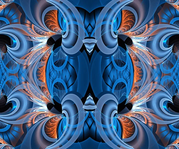 Oluşturulan bilgisayar fractal sanat — Stok fotoğraf