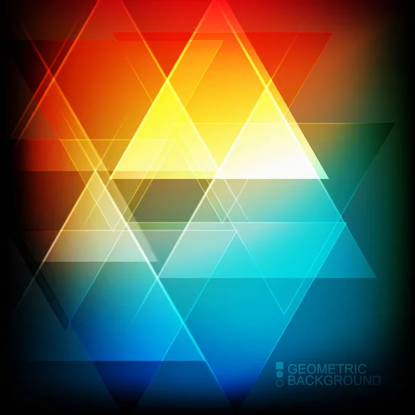 Geometric colorful  background — Stock Vector