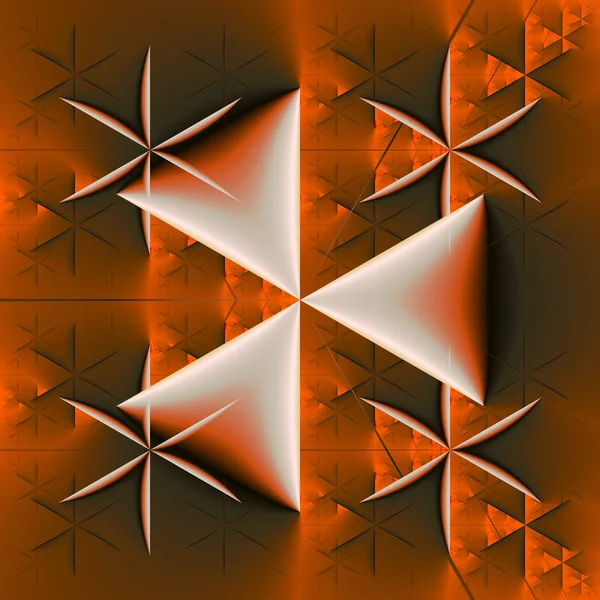Azulejo de fondo de patrón fractal de color transparente —  Fotos de Stock