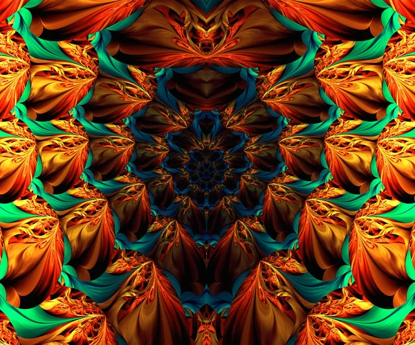 Arte fractal gerada por computador — Fotografia de Stock