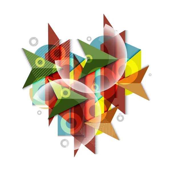 Polygeometric 抽象背景 — 图库矢量图片