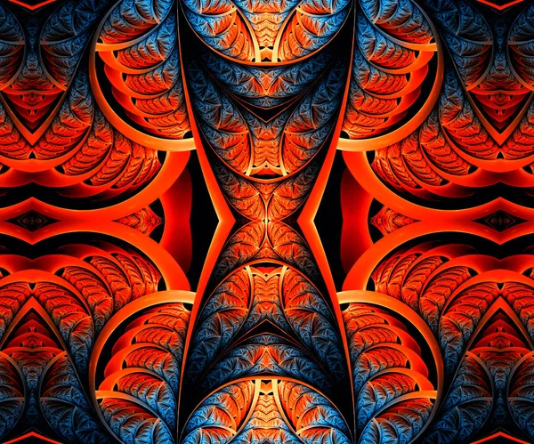 Arte fractal gerada por computador — Fotografia de Stock