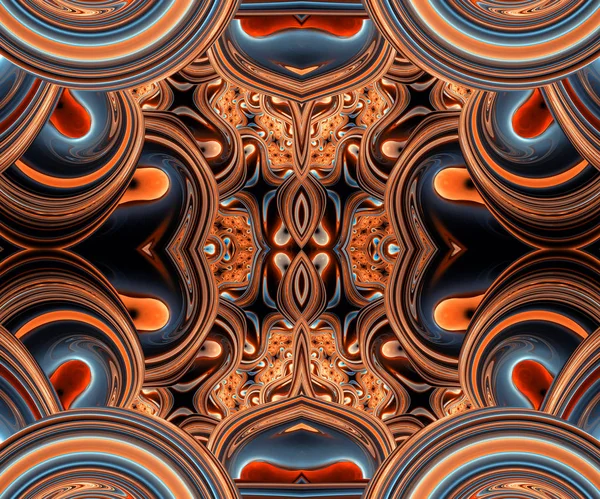 Création fractale générée par ordinateur — Photo