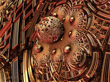 Bilgisayar sanat, tasarım ve eğlence için sanal manzara sahne render