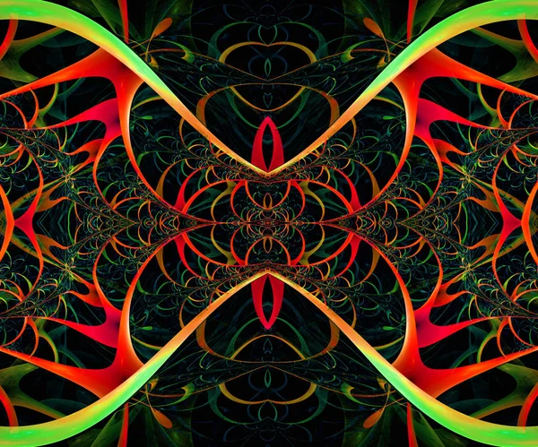 Computer gegenereerde fractal illustraties — Stockfoto