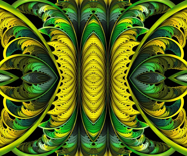 Computer gegenereerde fractal illustraties — Stockfoto