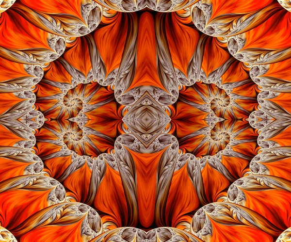 Arte fractal gerada por computador — Fotografia de Stock