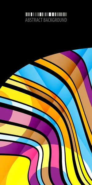Geometrická abstraktní barevné pozadí — Stockový vektor