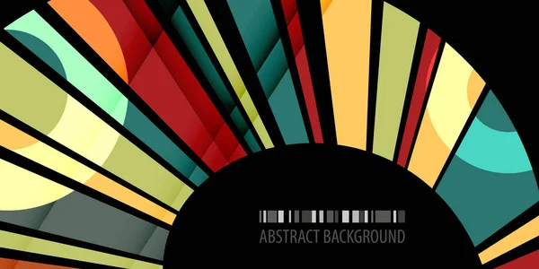 Geometric colorful abstract background — Stock Vector