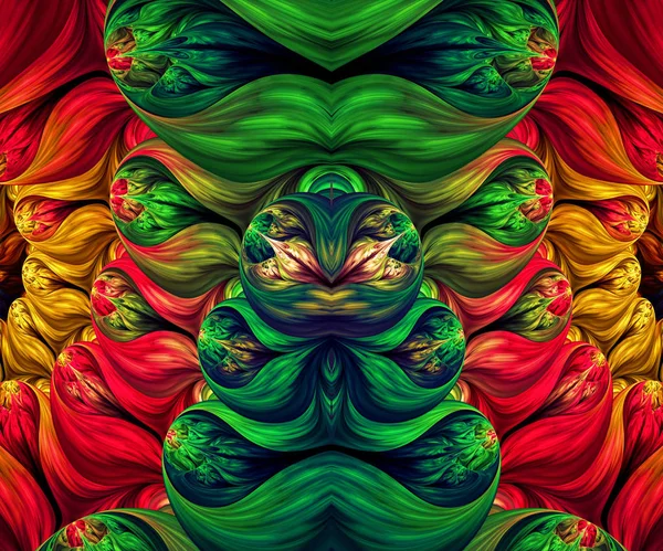 Arte fractal gerada por computador — Fotografia de Stock