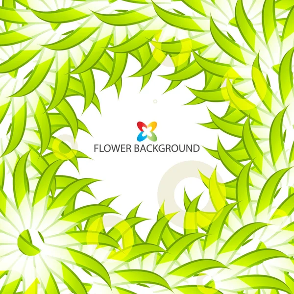 Abstract flowers background — Stock Vector