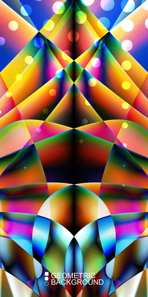 Геометрический красочный абстрактный фон — стоковый вектор