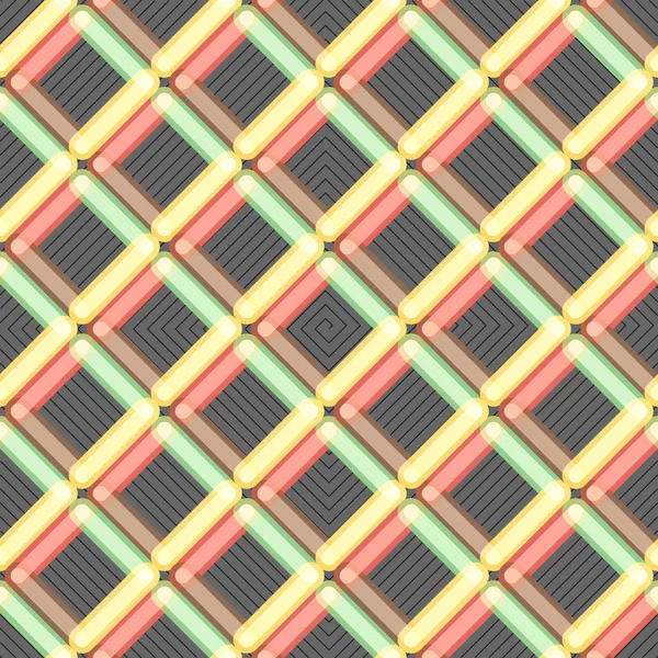 Ornamento patrón vector azulejo — Vector de stock